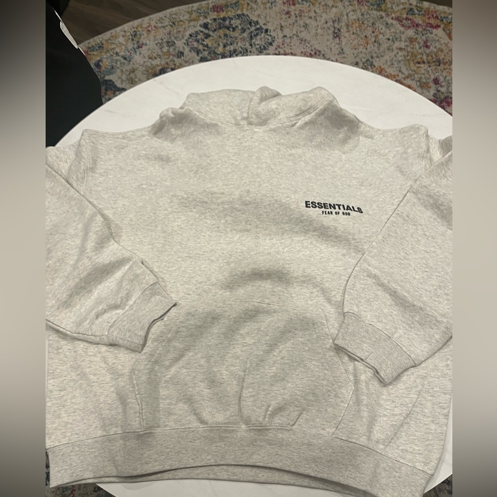 Fear of God Essentials Hoodies light heather gray M L - Picture 7 of 7